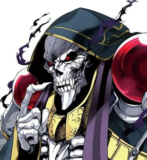 Ainz Ooal Gown berdiri di depan Nazarick