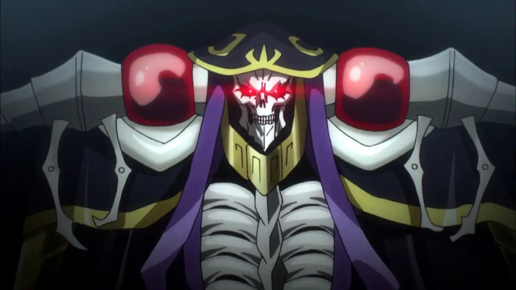 Ainz Ooal Gown, karakter utama Overlord Gambar Ainz Ooal Gown dari anime Overlord