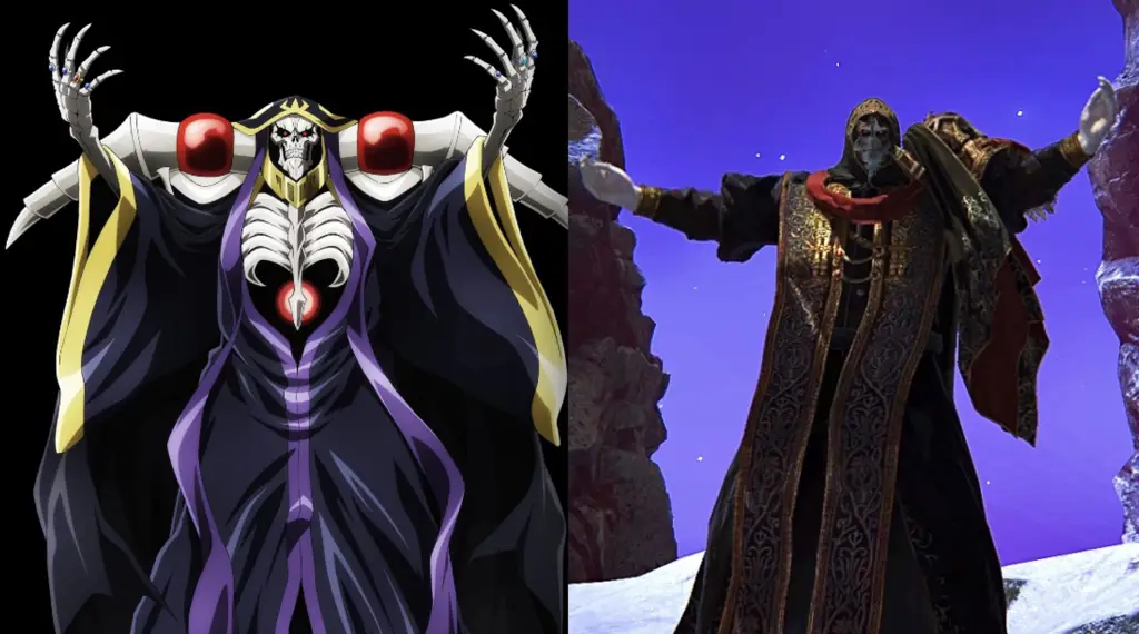 Gambar Ainz Ooal Gown dari anime Overlord