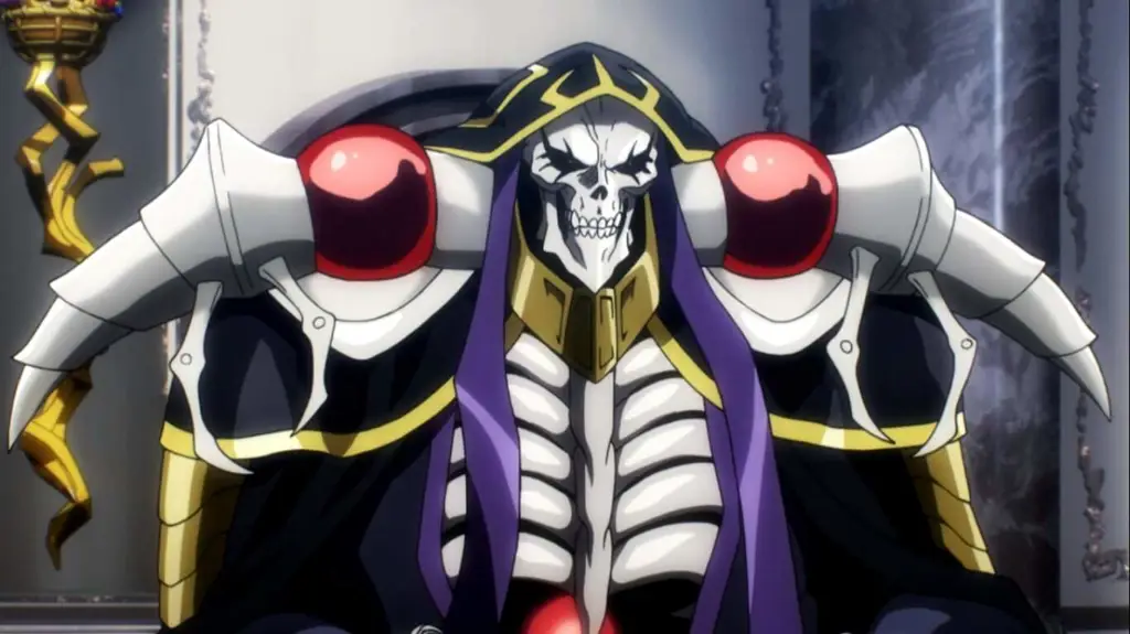 Gambar Ainz Ooal Gown dari anime Overlord