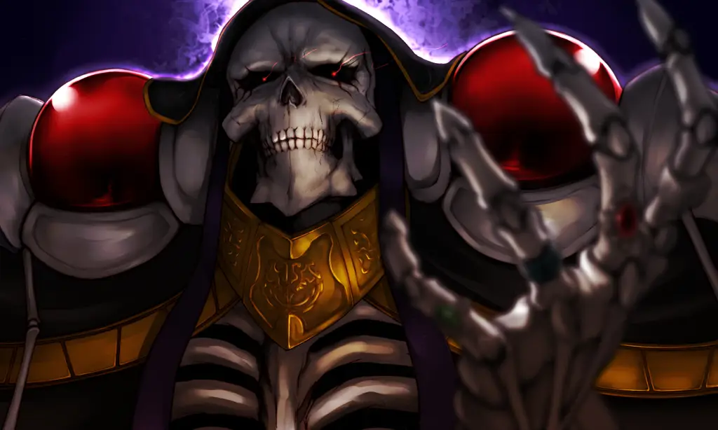 Gambar Ainz Ooal Gown dari anime Overlord