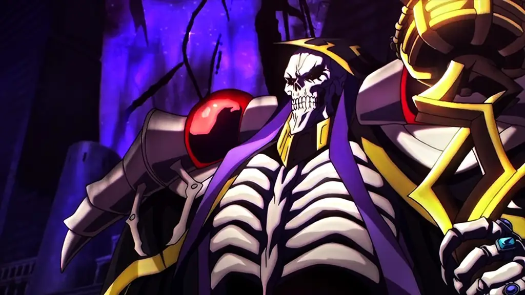 Gambar Ainz Ooal Gown dari anime Overlord