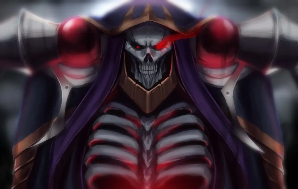 Gambar Ainz Ooal Gown dari anime Overlord