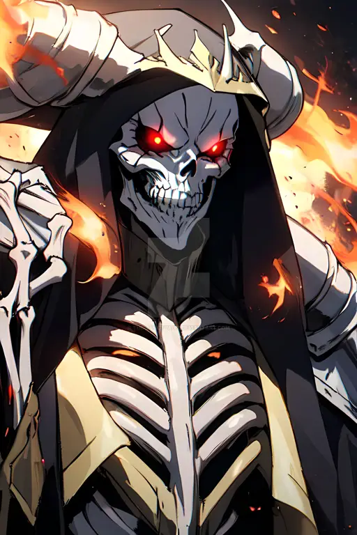 Karakter Ainz Ooal Gown dari anime Overlord