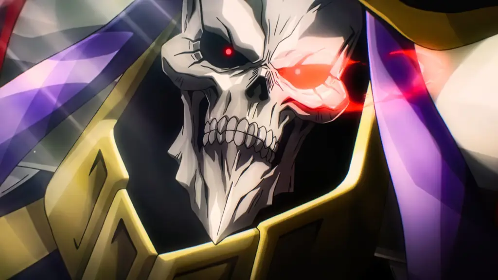 Gambar Ainz Ooal Gown dari anime Overlord