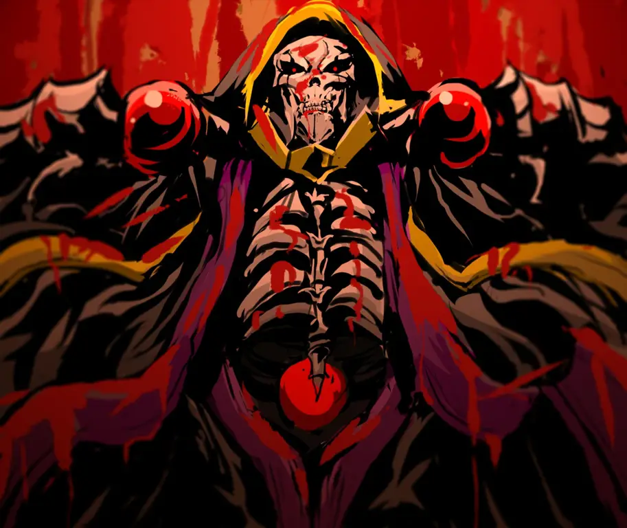 Gambar Ainz Ooal Gown dari Overlord