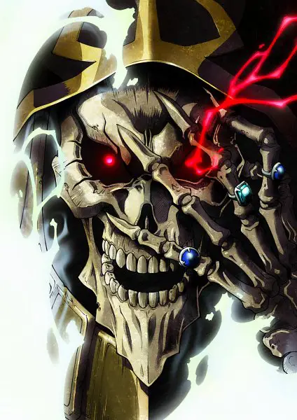 Gambar Ainz Ooal Gown dari anime Overlord