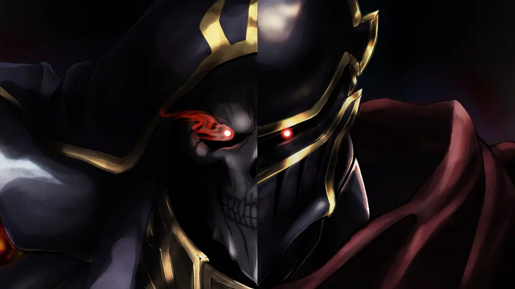 Gambar Ainz Ooal Gown dari anime Overlord