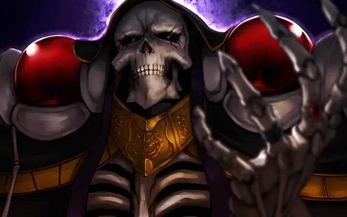 Karakter Ainz Ooal Gown dalam anime Overlord