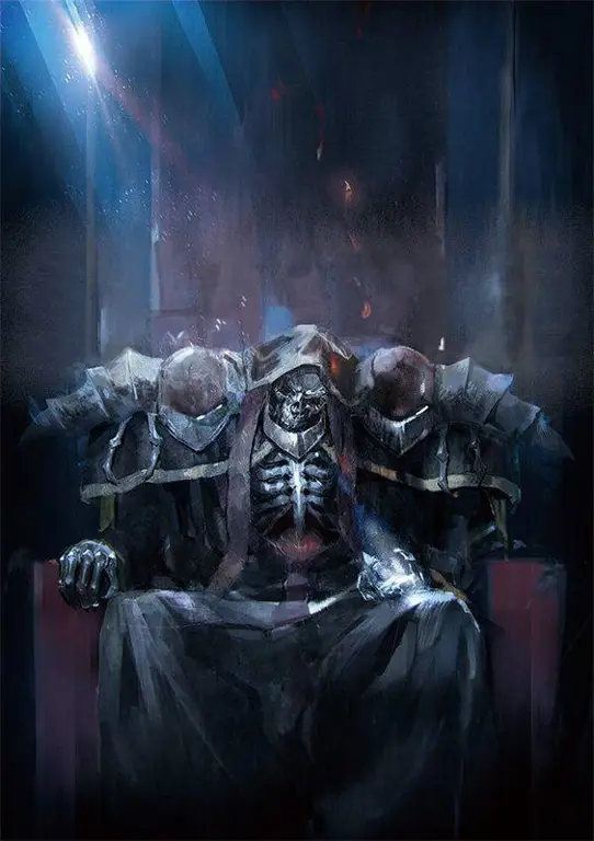 Gambar Ainz Ooal Gown dari anime Overlord