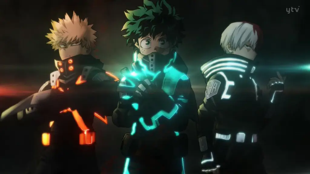 Adegan seru dari film Boku no Hero Academia