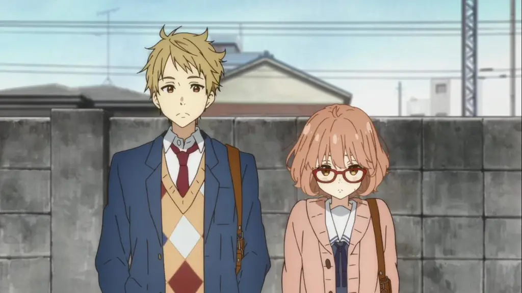 Adegan pertarungan seru dalam anime Kyoukai no Kanata