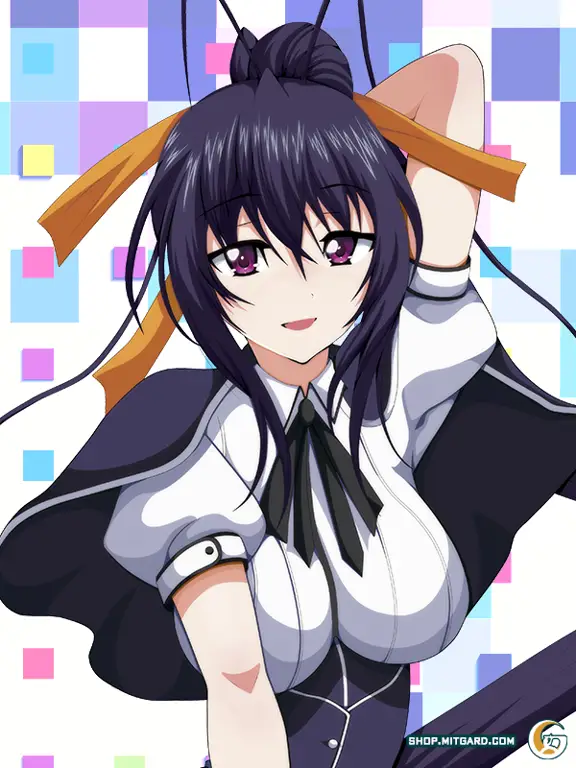 Gambar Akeno Himejima dari anime High School DxD