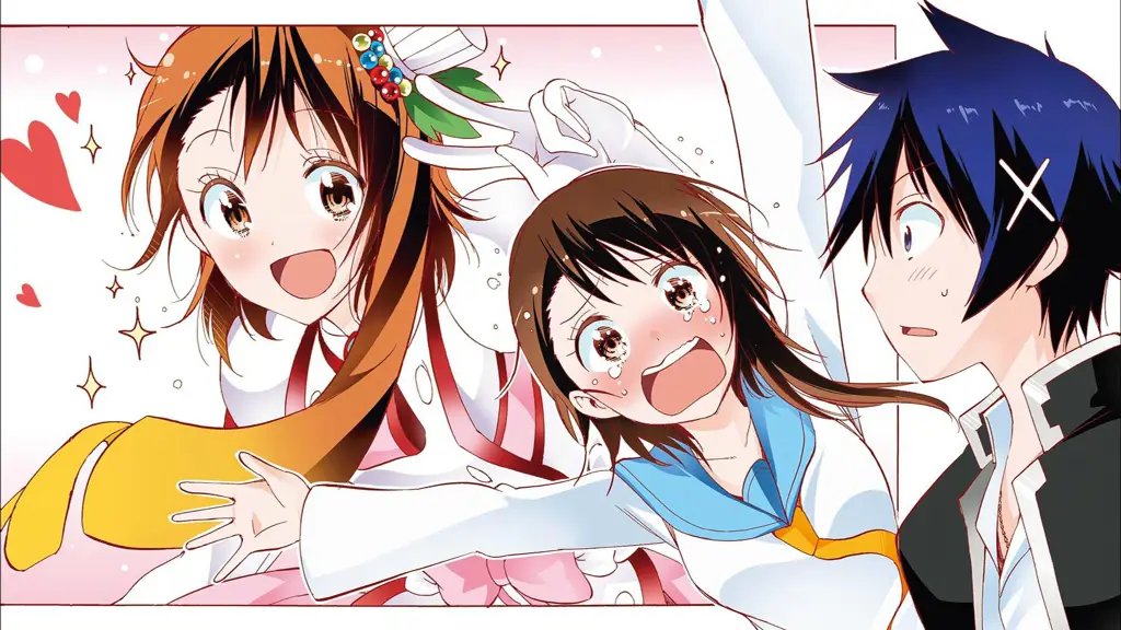 Gambar yang menggambarkan akhir cerita Nisekoi