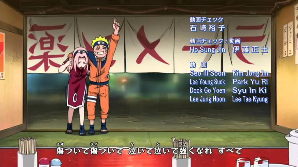 Gambar adegan akhir Naruto Shippuden