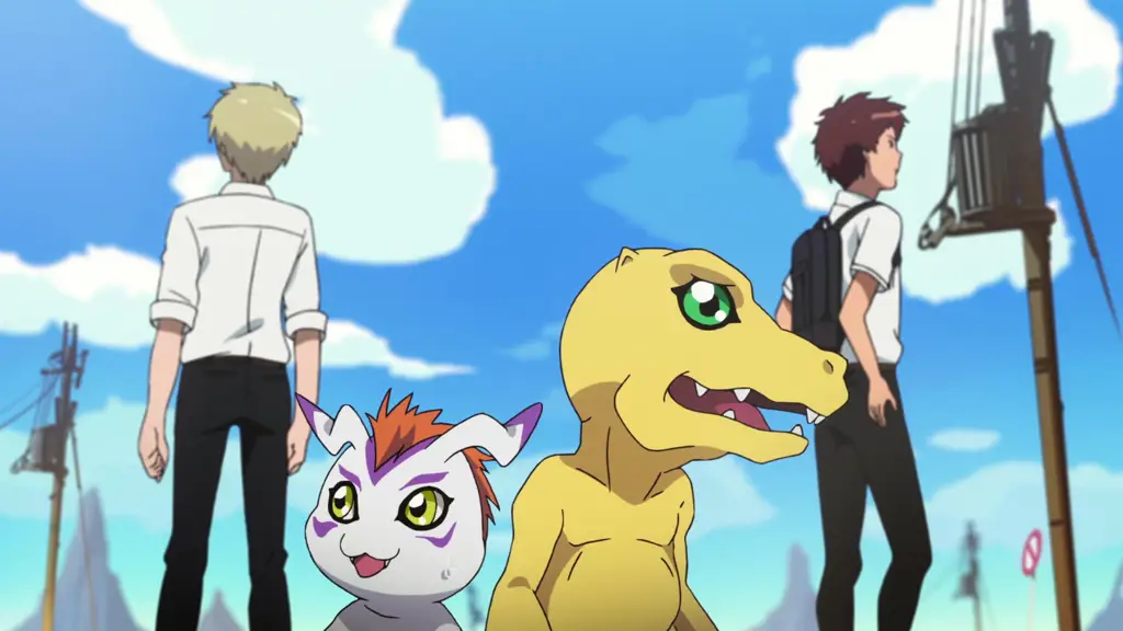 Adegan penutup Digimon Adventure tri.