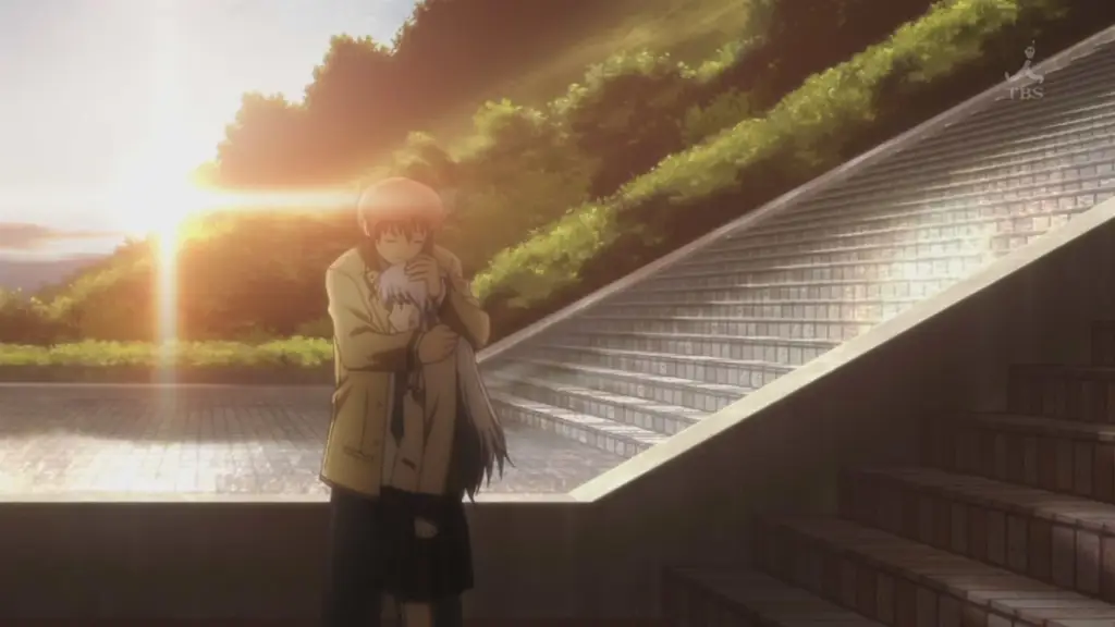 Gambar adegan penutup Angel Beats! episode 14