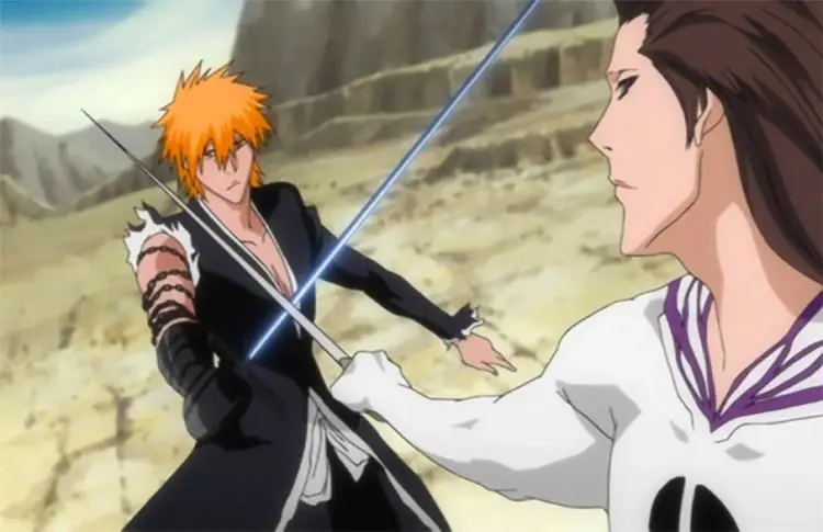 Adegan pertarungan seru dalam anime Bleach