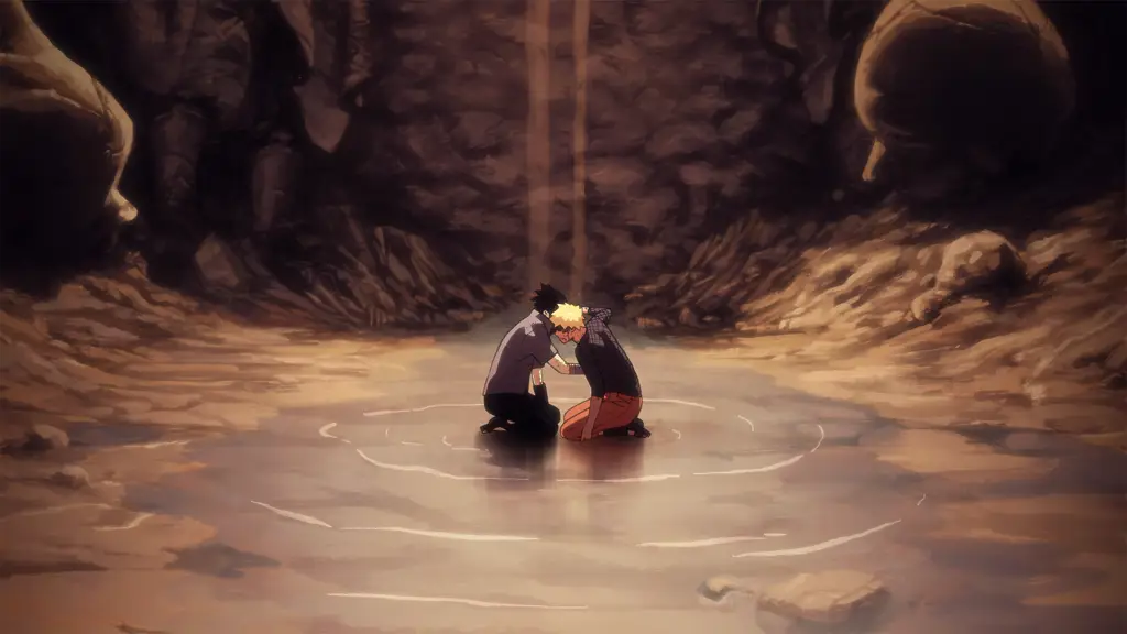 Akibat dari Pertarungan yang Sengit Setelah pertarungan Naruto dan Sasuke