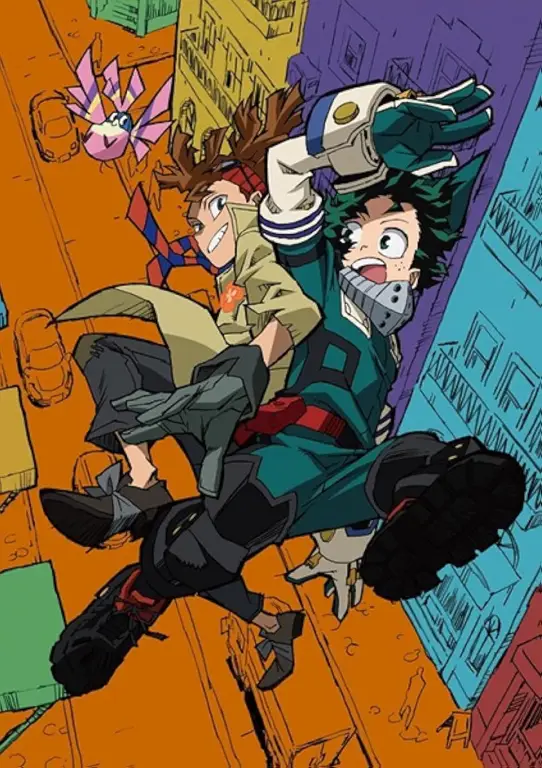 Adegan aksi yang seru dan menegangkan dari Boku no Hero Academia Movie 3