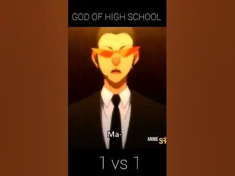 Adegan pertarungan yang menegangkan dalam anime The God of High School