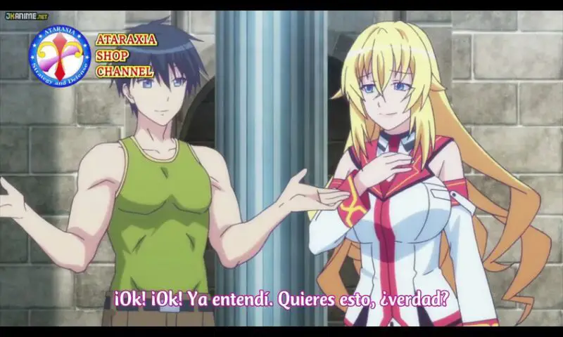 Adegan aksi menegangkan dalam Masou Gakuen HxH episode 2