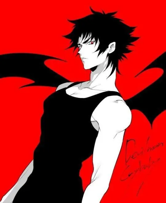 Gambar Akira Fudo dalam Devilman Crybaby