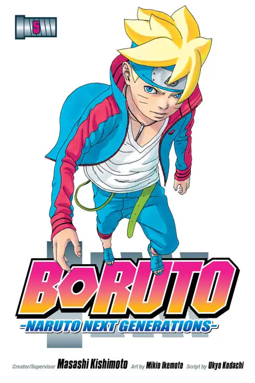 Gambar situs web resmi manga Boruto