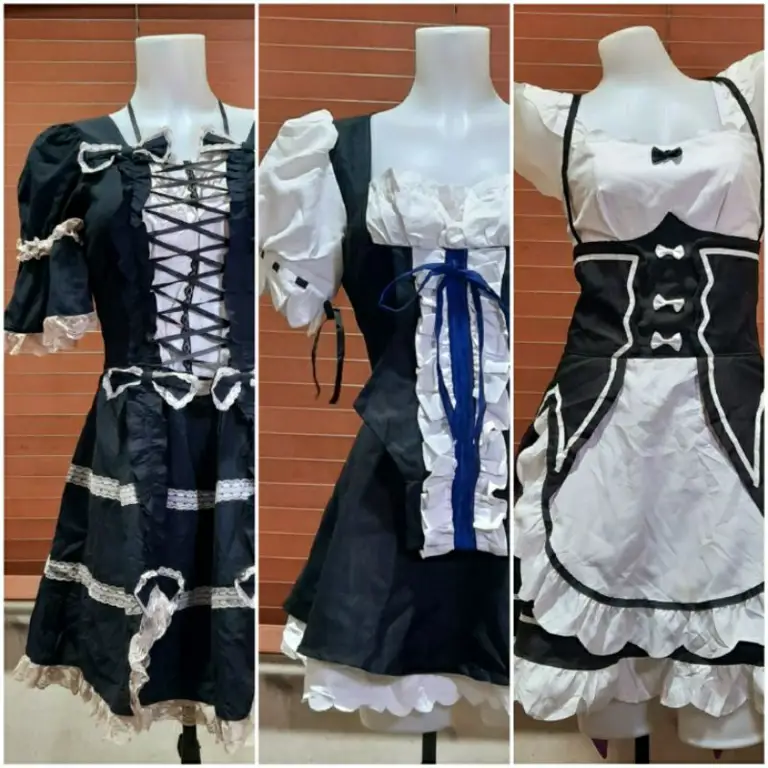 Aksesoris untuk melengkapi kostum anime maid