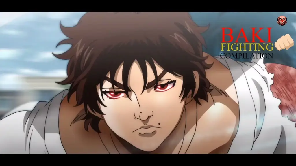 Adegan pertarungan intens dari anime Baki