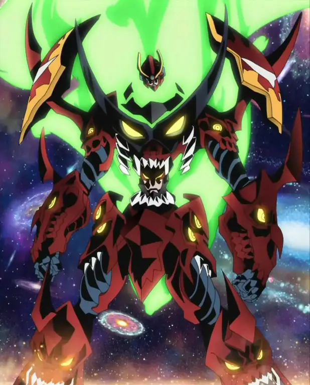 Adegan aksi mecha Gurren Lagann