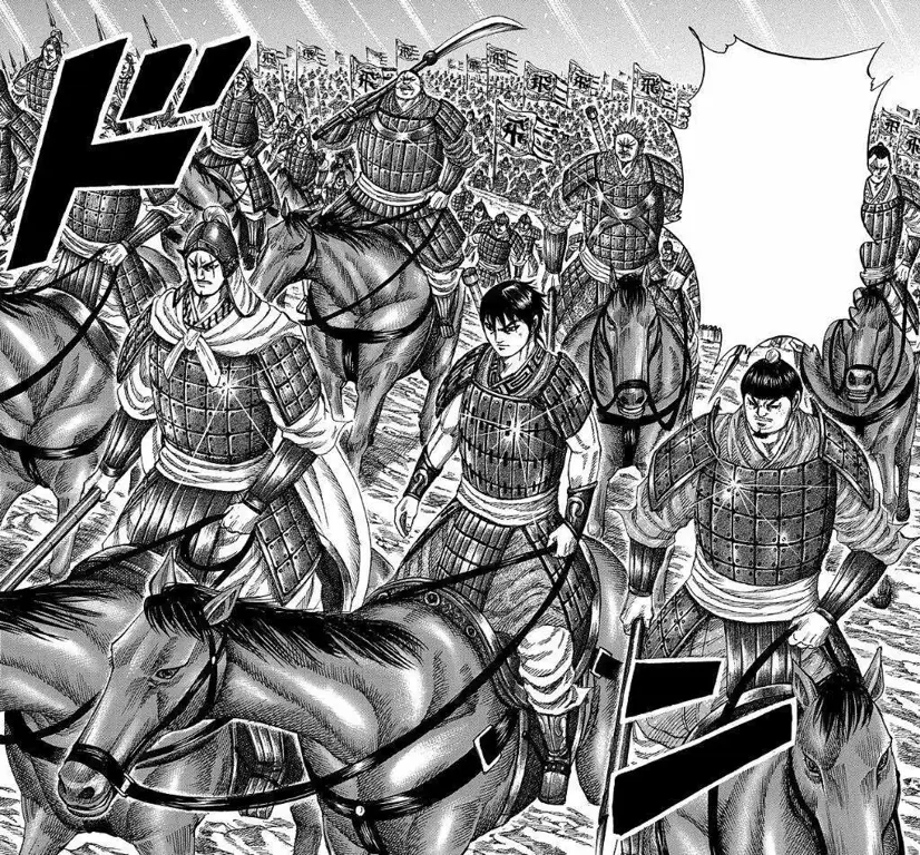 Gambar adegan aksi yang menegangkan di Kingdom