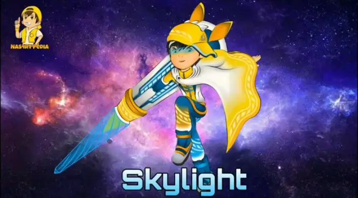 Gambar adegan aksi dari Boboiboy Galaxy