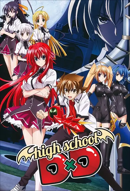 Adegan pertarungan seru di High School DxD