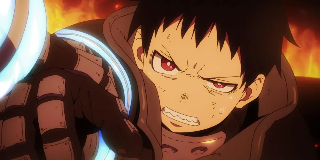 Adegan anime Fire Force yang menegangkan