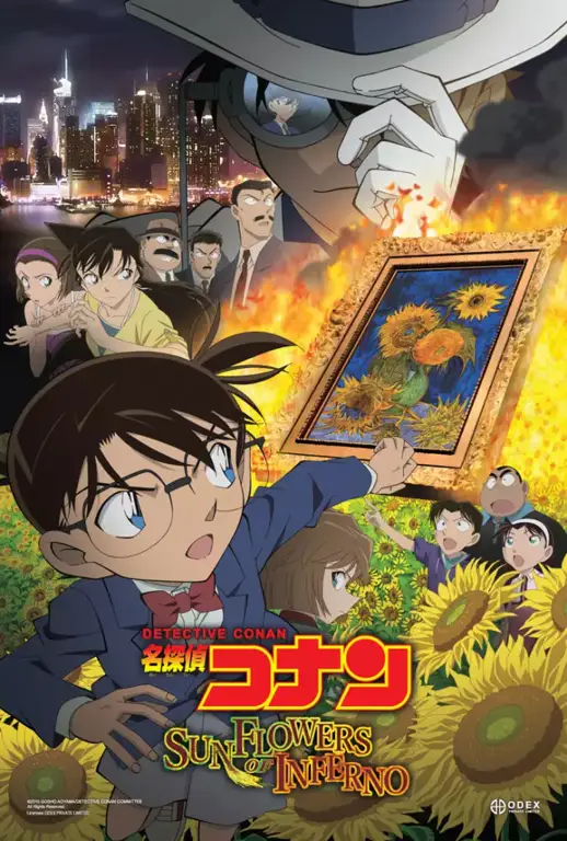 Adegan aksi menegangkan dalam Detective Conan Movie 19