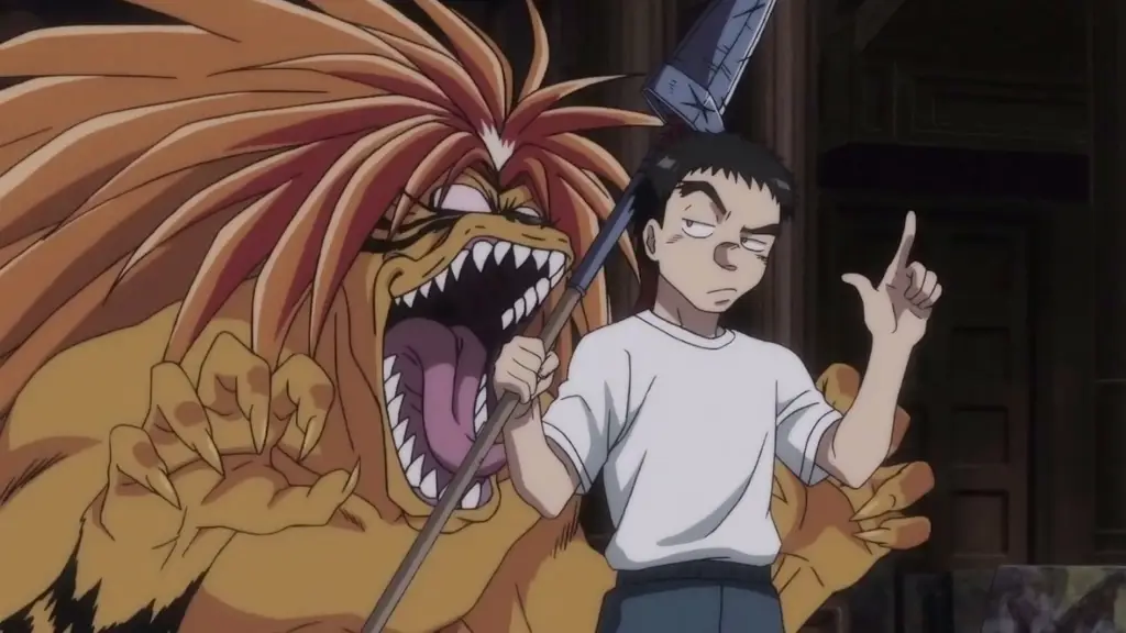 Adegan aksi menegangkan dalam anime Ushio to Tora