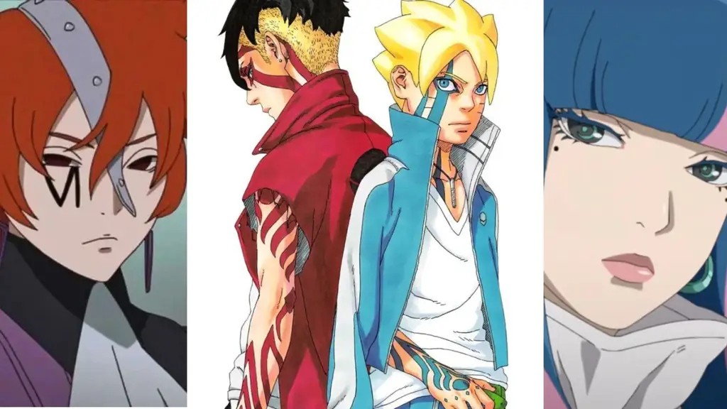 Gambar karakter Boruto dalam aksi pertarungan