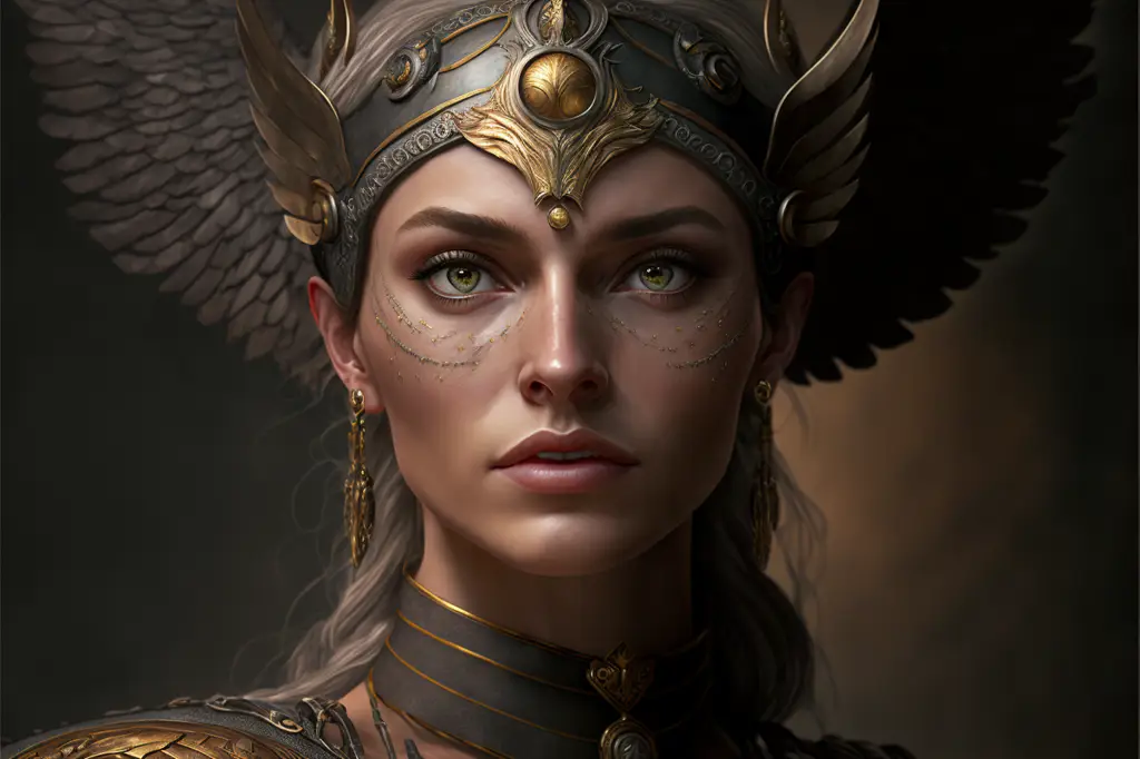 Gambar seorang Valkyrie sedang bertempur dalam game