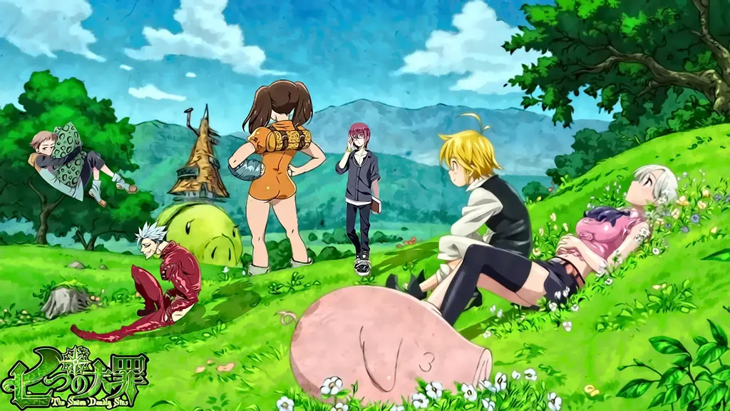 aksi pertarungan yang menegangkan Adegan pertarungan seru dalam anime Nanatsu no Taizai