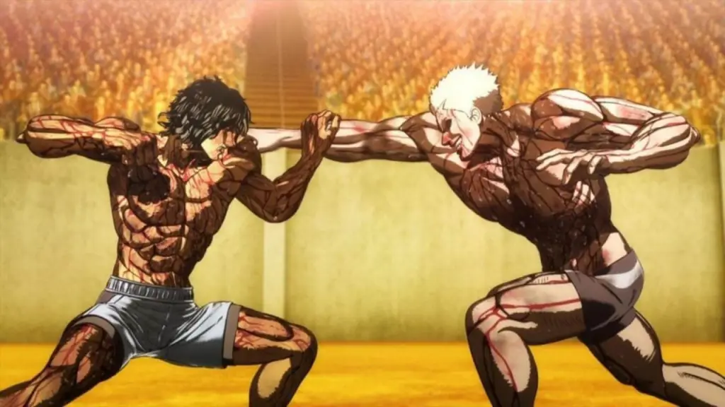 Adegan pertarungan dalam Kengan Ashura Season 2