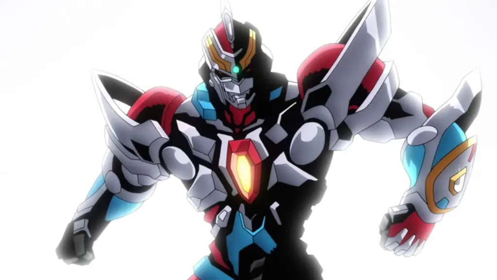 Adegan aksi robot raksasa Gridman