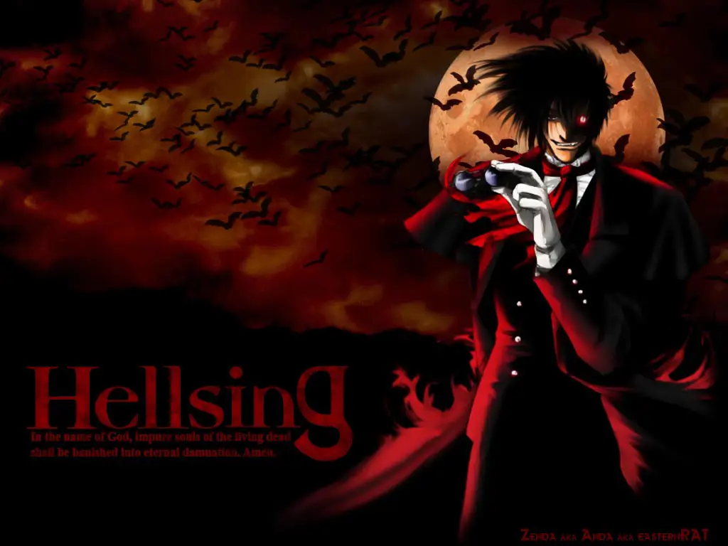 Van Helsing melawan vampir dengan gaya anime