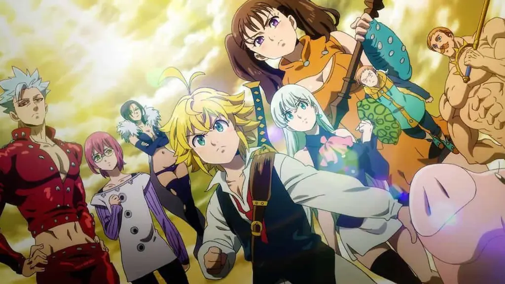 Aksion nanatsu no taizai season 2 Adegan aksi Nanatsu no Taizai yang spektakuler