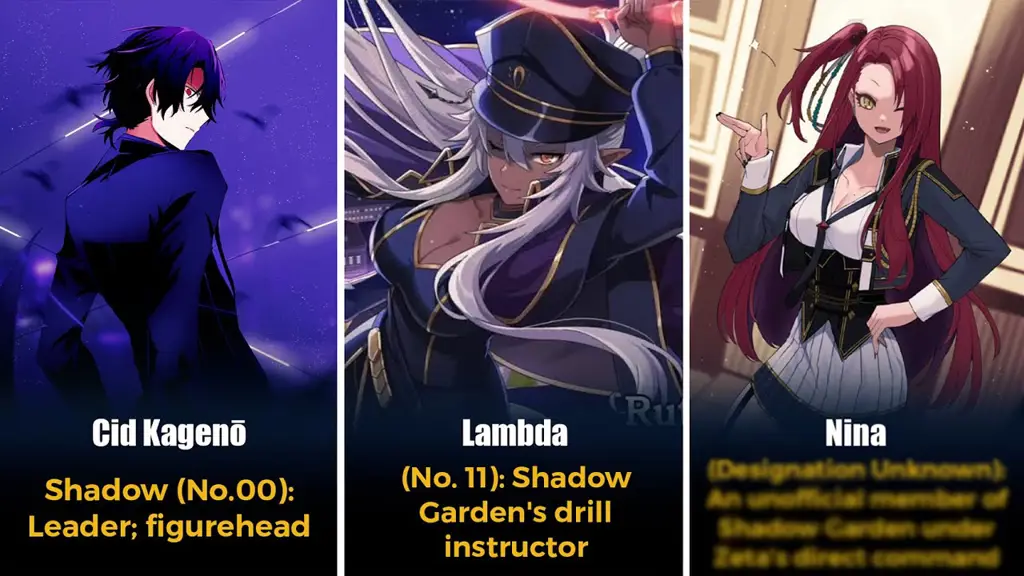 Anggota Shadow Garden sedang beraksi