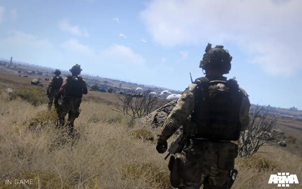 Cuplikan gameplay Arma 3 di lingkungan Indonesia