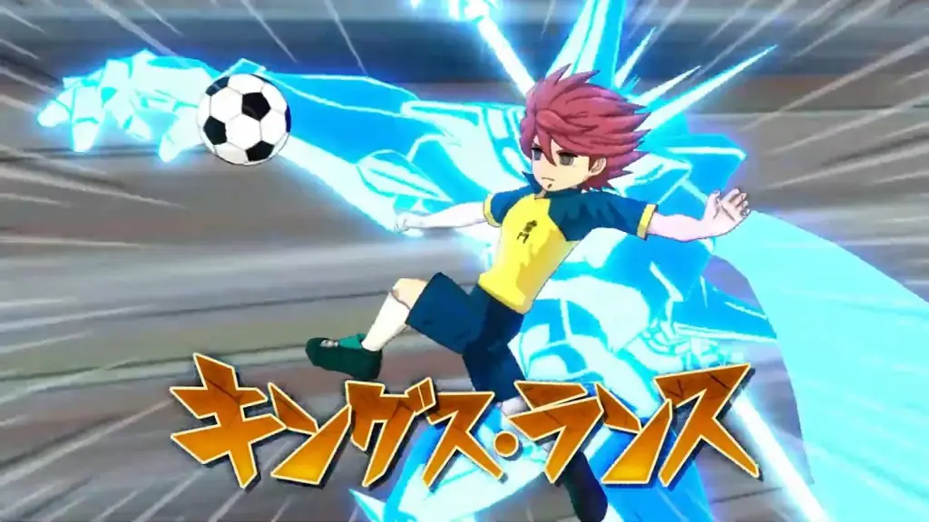 Gambar gameplay Inazuma Eleven yang seru dan menegangkan