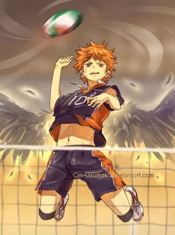 Aktifitas voli dalam anime Haikyuu!! Adegan voli seru dari anime Haikyuu!!