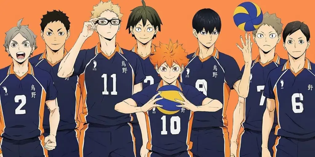 Pertandingan voli seru di anime Haikyuu!!