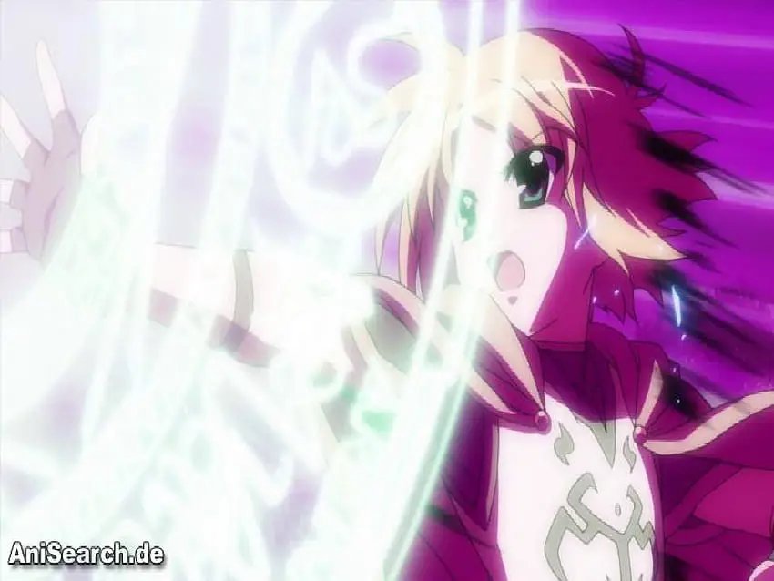 Cuplikan adegan dari anime Magical Lyrical Nanoha